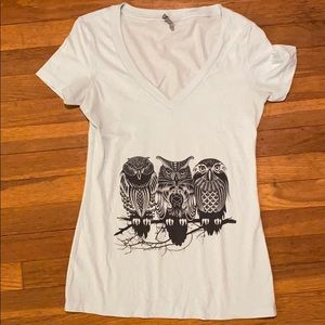 Threadless Owl T-Shirt Medium